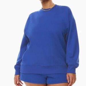 Aritzia terry fleece crew neck